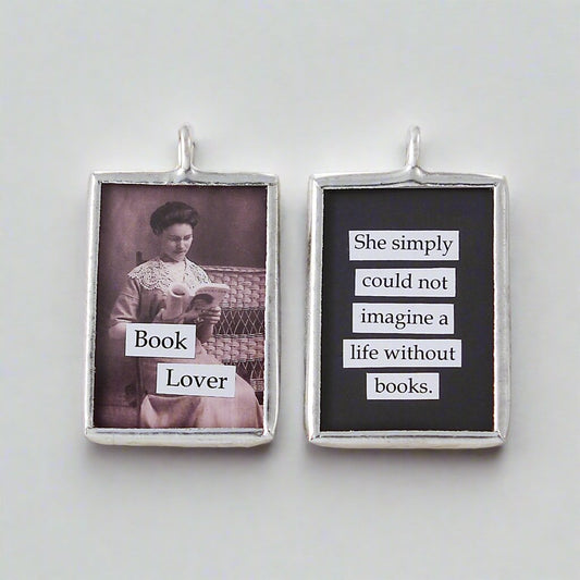 Book Lover Charm - Jennifer Dahl Designs