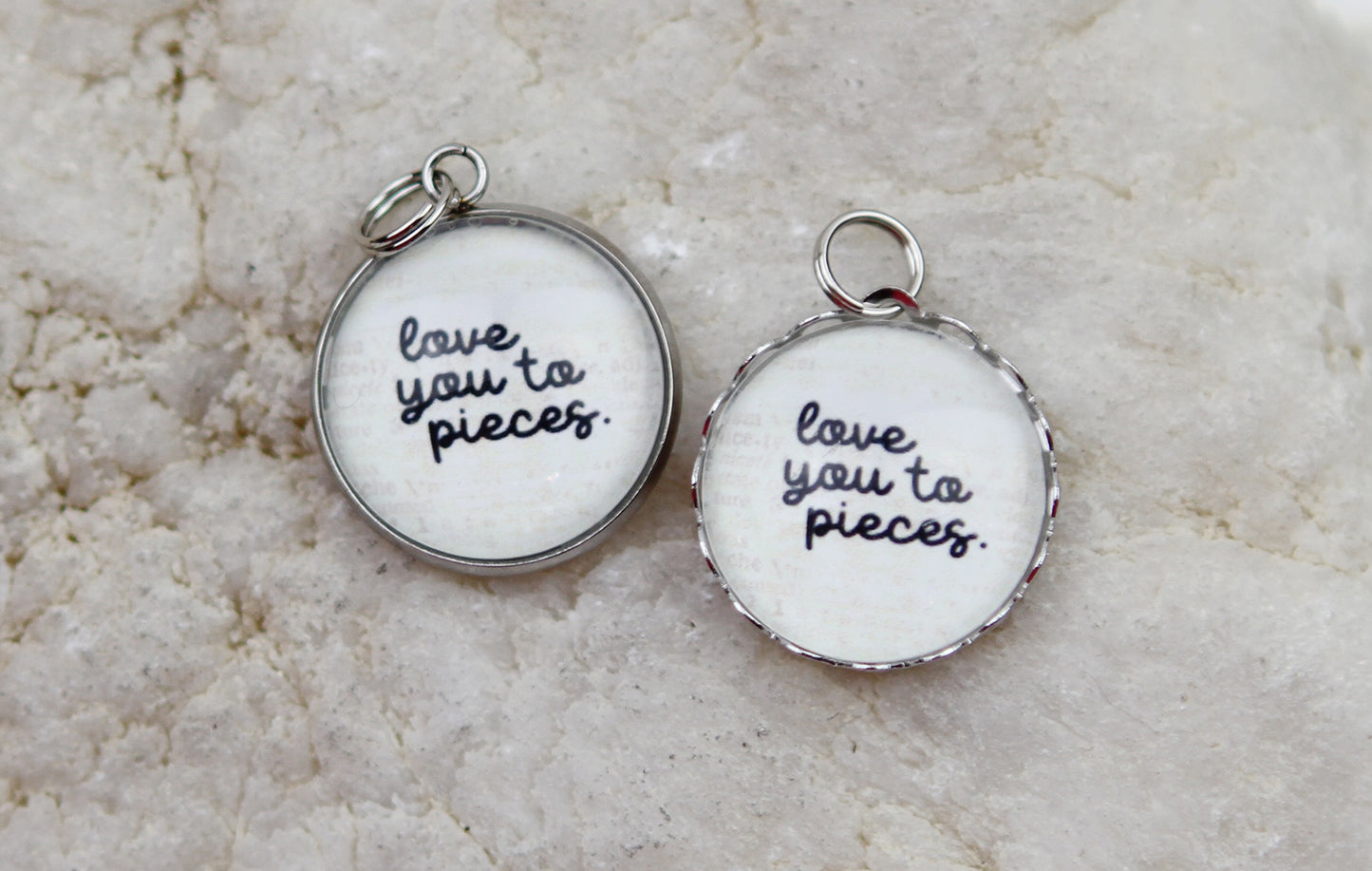 Love You To Pieces Bubble Charm