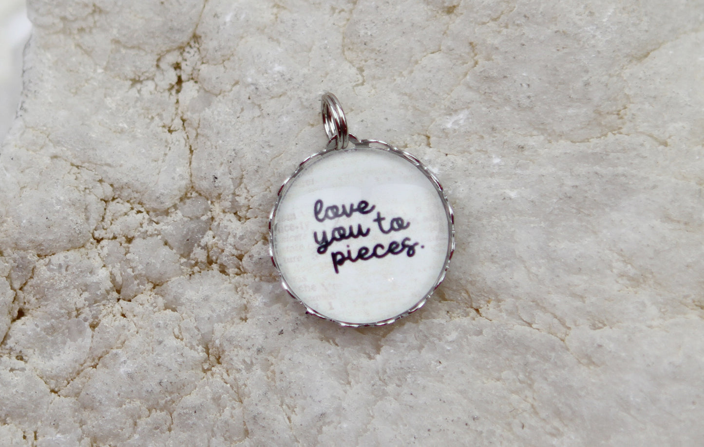 Love You To Pieces Bubble Charm