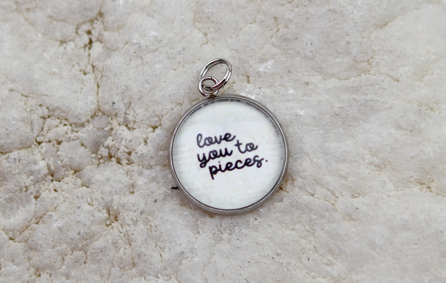 Love You To Pieces Bubble Charm