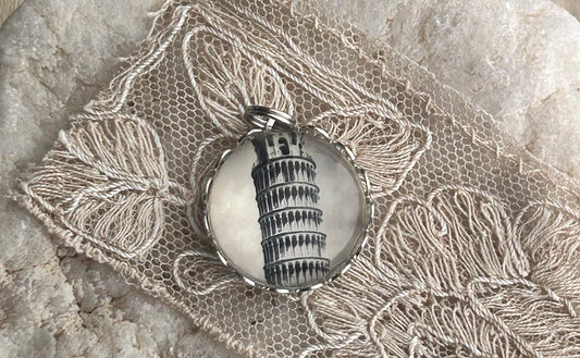 Leaning Tower of Pisa Bubble Charm