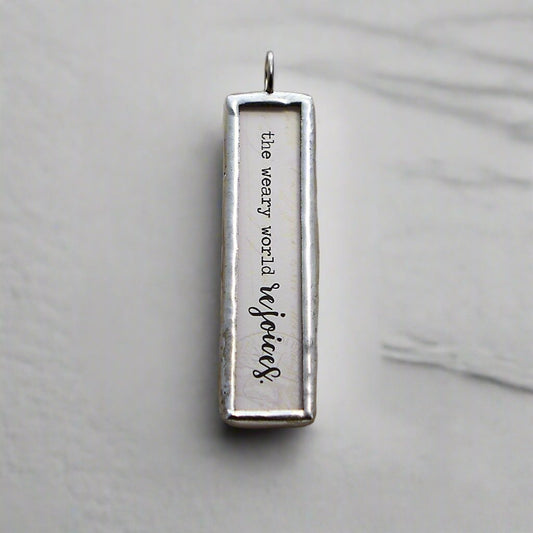 A Thrill of Hope Soldered Art Charm Jewelry