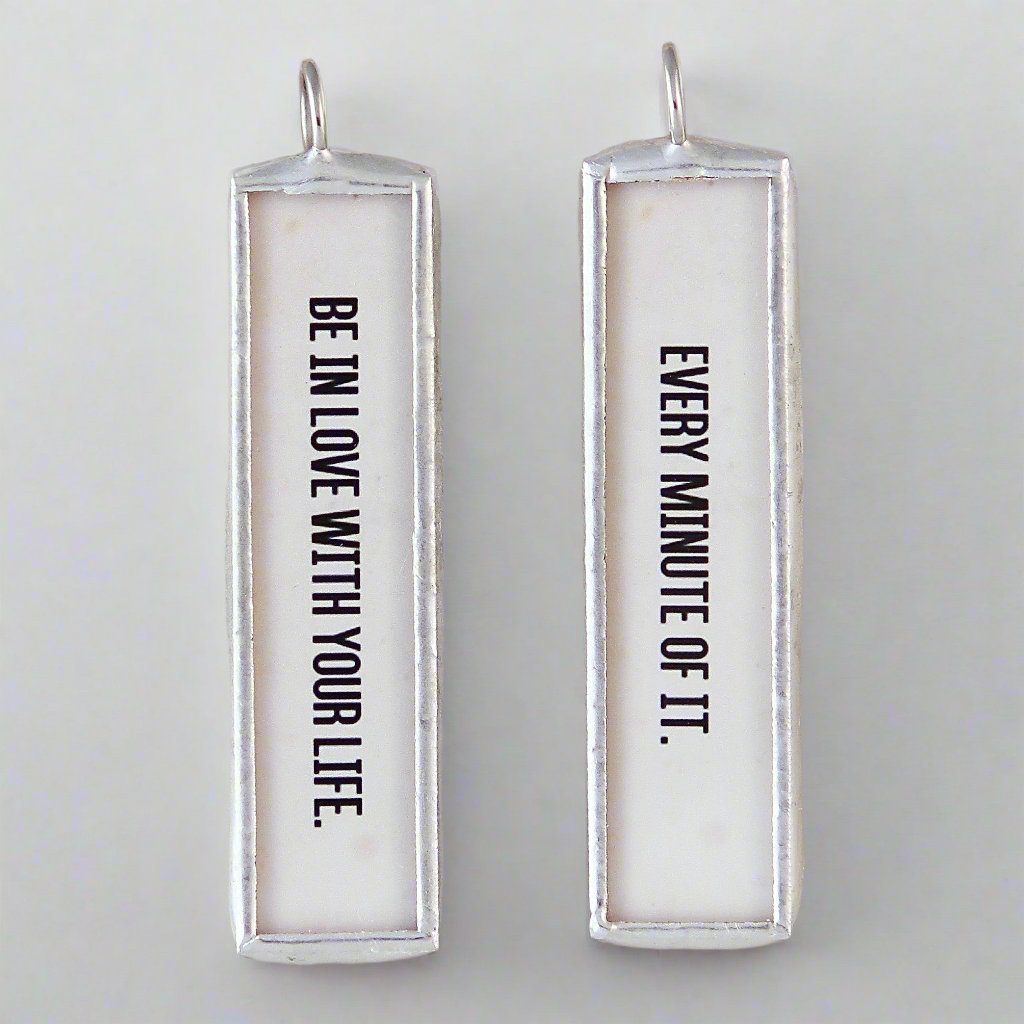Be In Love With Your Life Jewelry Charm - Jennifer Dahl Designs