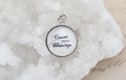 Count Your Blessings Bubble Charm