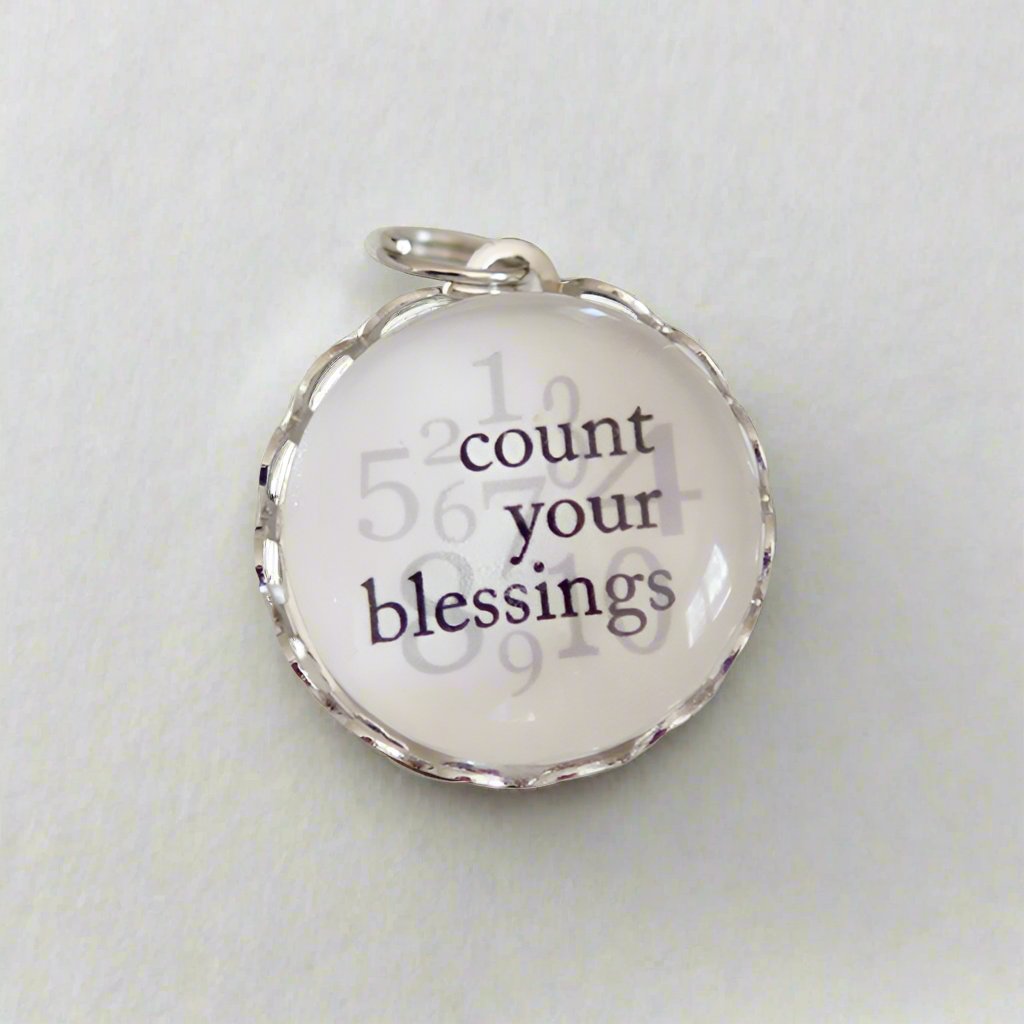 Count Your Blessings by Number Bubble Charm - Jennifer Dahl Designs