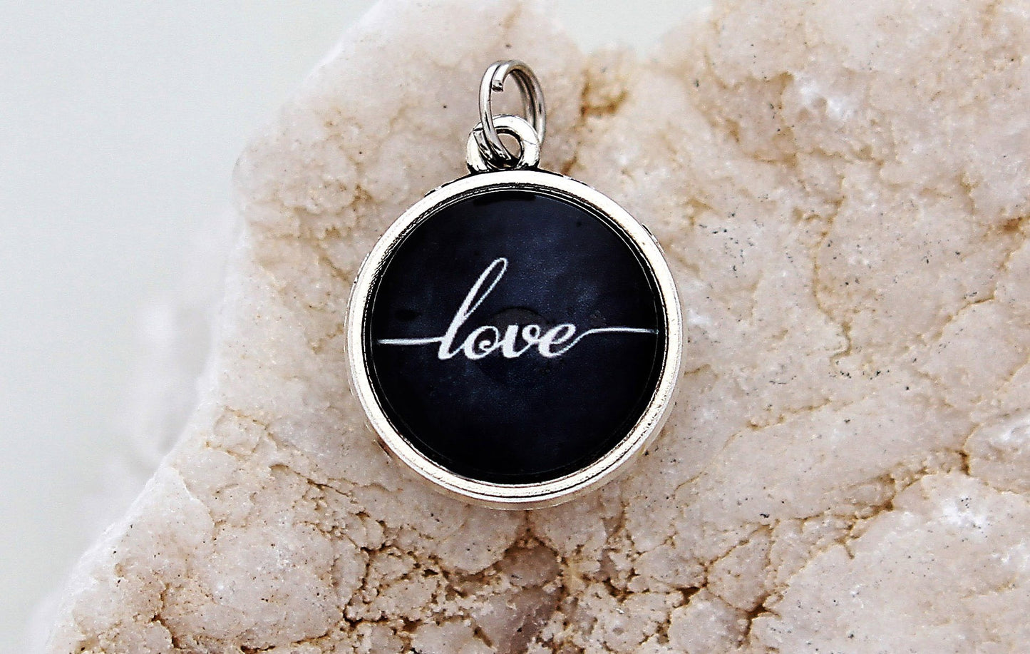 Daughter Double Sided Bubble Charm