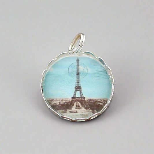 Eiffel Tower Color Bubble Charm - Jennifer Dahl Designs
