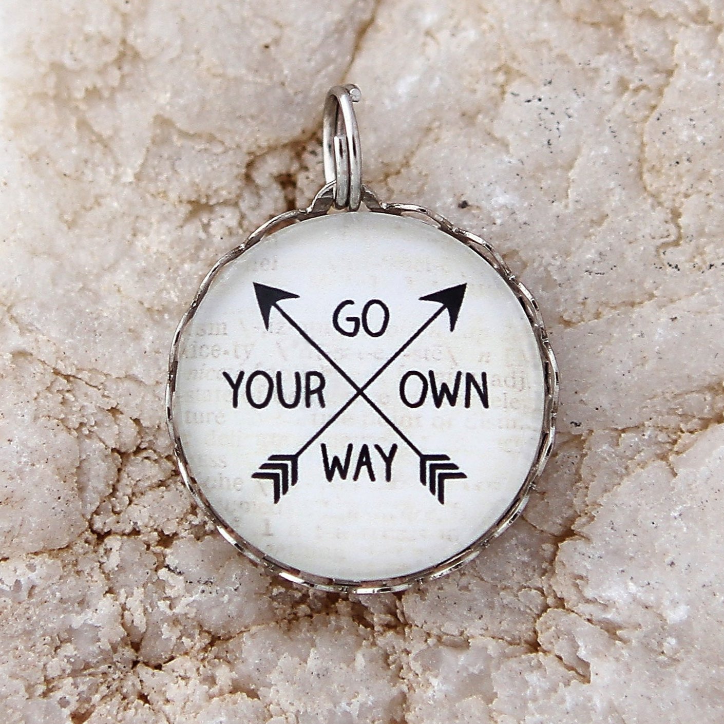 Go Your Own Way Bubble Charm - Jennifer Dahl Designs