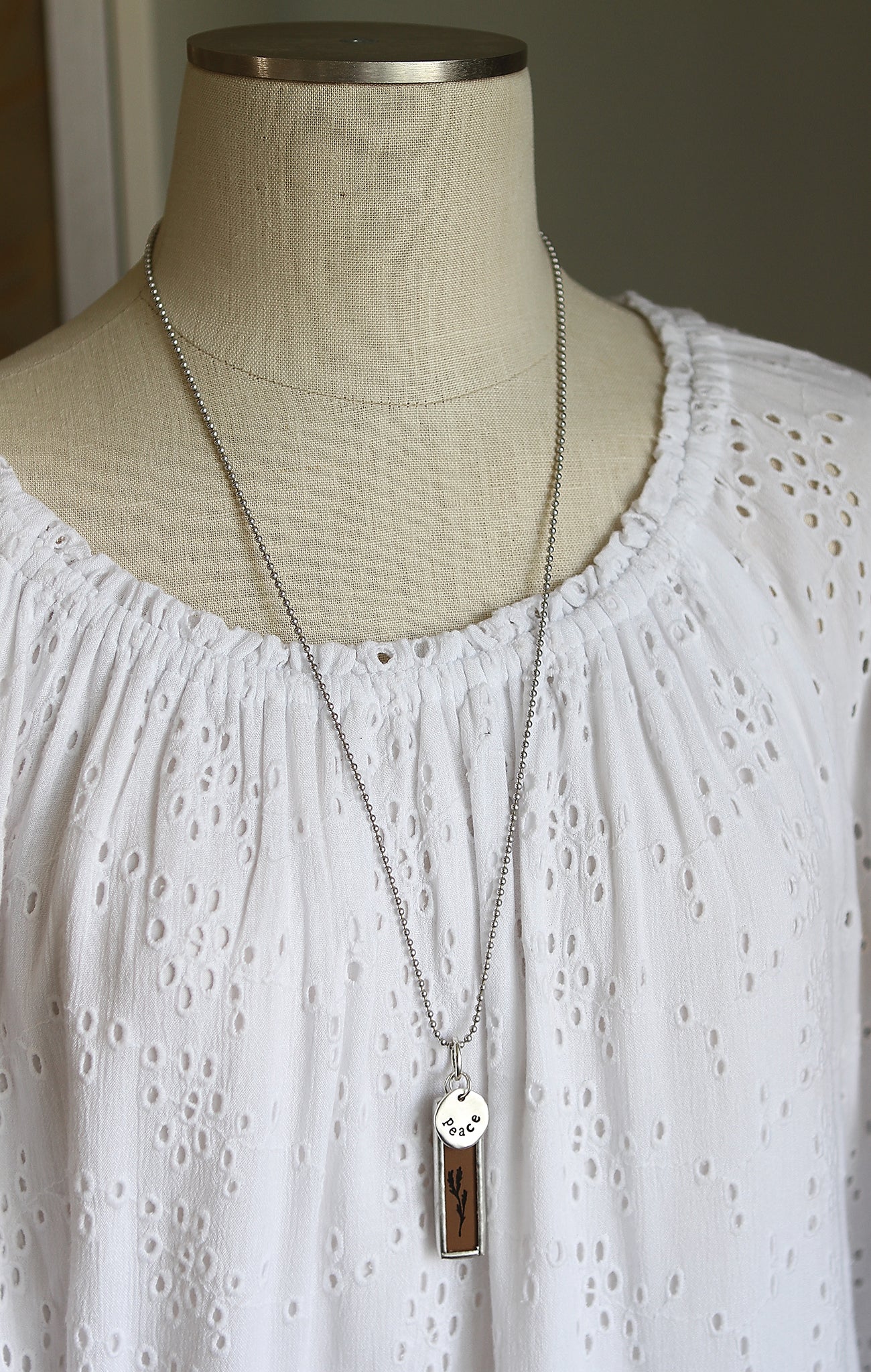 It Is Well With My Soul Hymn Faith Charm Necklace