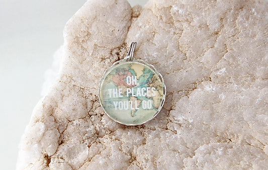 Oh The Places You'll Go Bubble Charm - Jennifer Dahl Designs