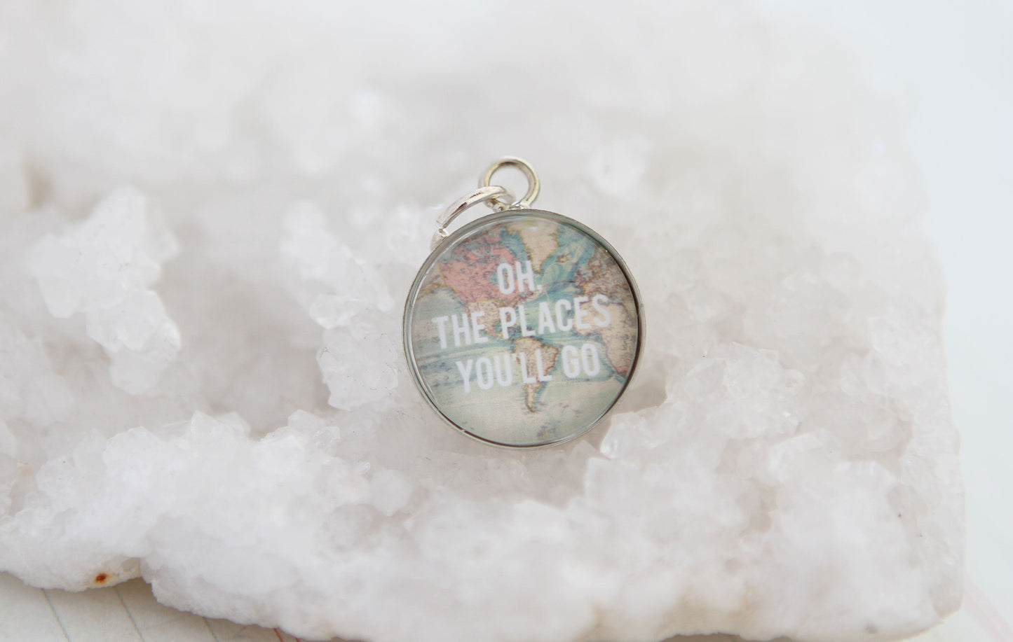 Oh The Places You'll Go Bubble Charm - Jennifer Dahl Designs