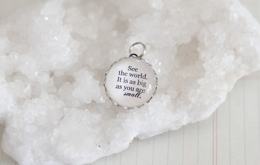 See The World Bubble Charm - Jennifer Dahl Designs