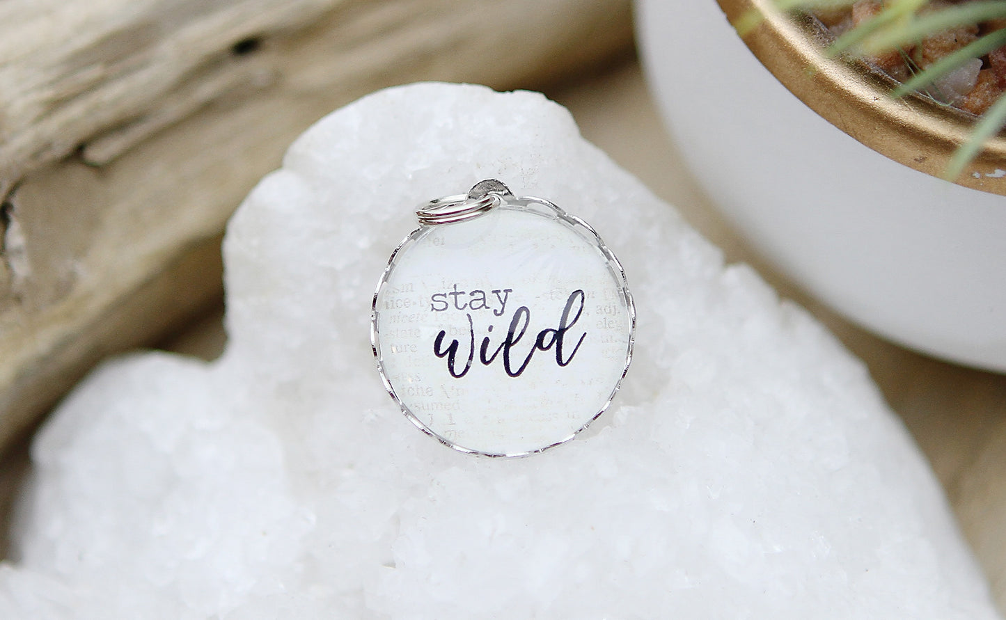 Stay Wild Bubble Charm