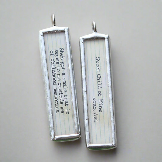 Guns N' Roses Sweet Child Of Mine Soldered Art Jewelry Charm