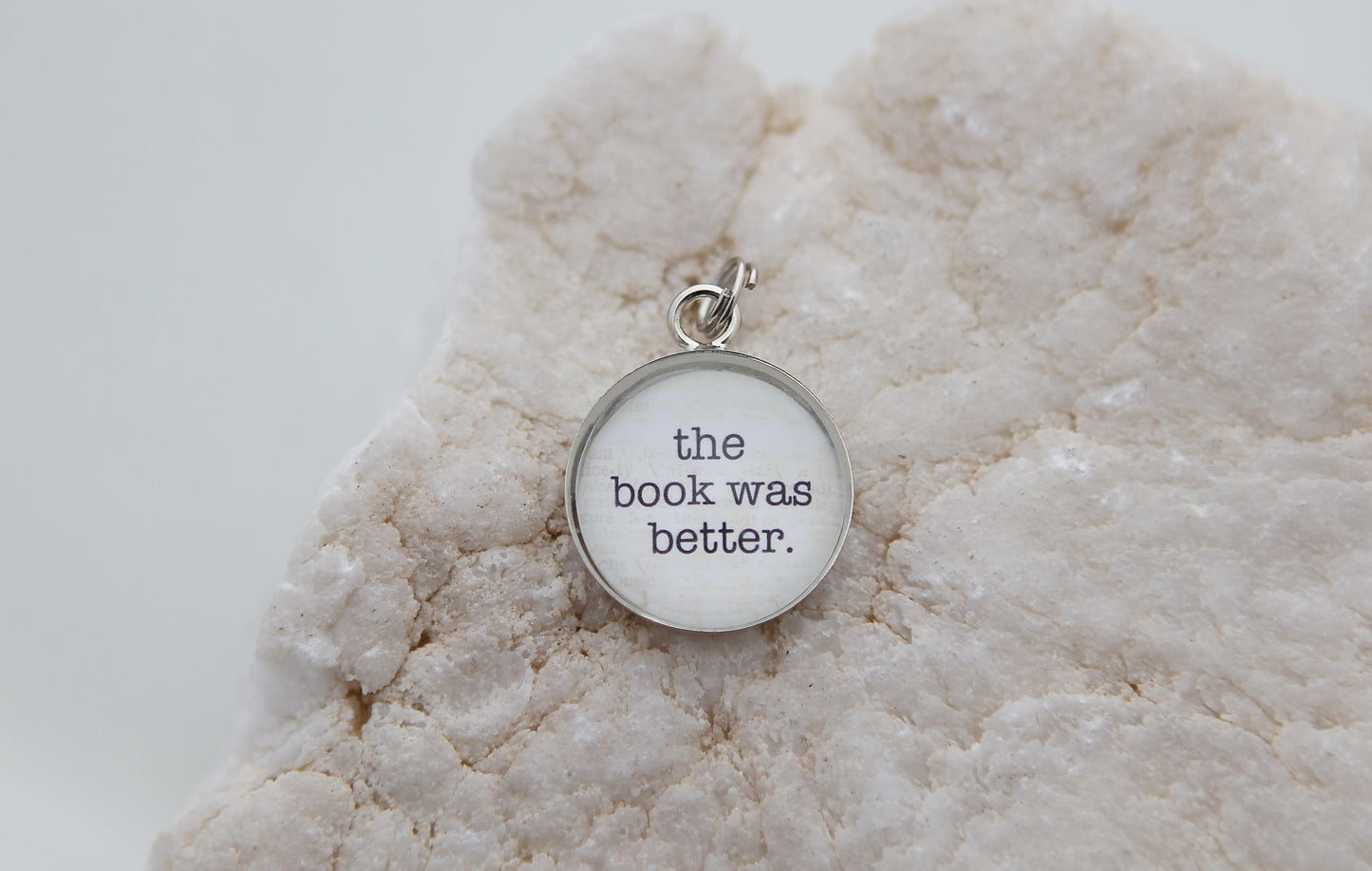 The Book Was Better Bubble Charm - Jennifer Dahl Designs