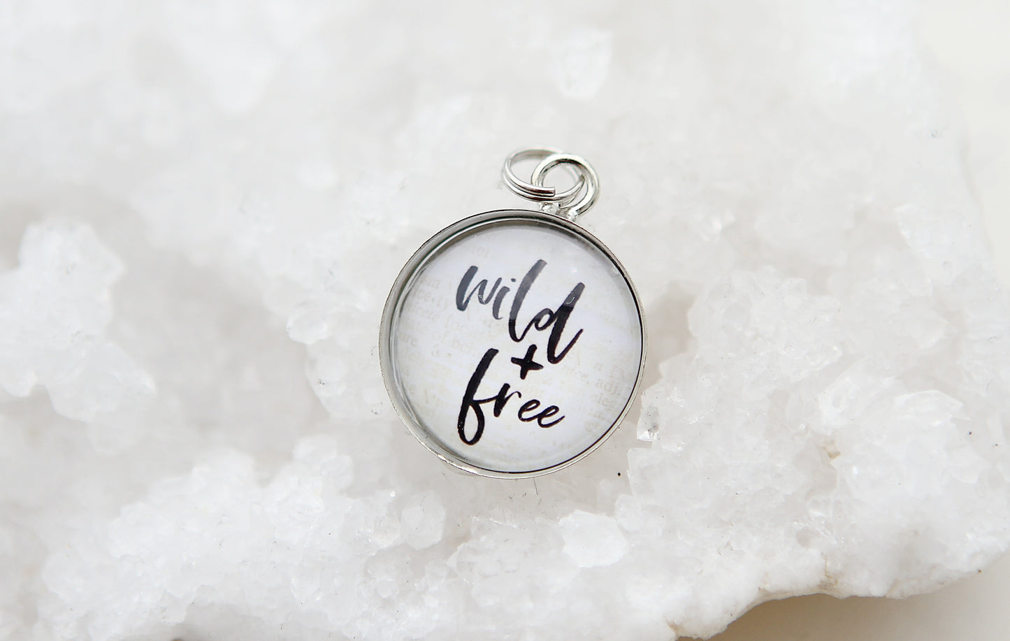 Wild and Free Bubble Jewelry Charm