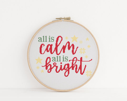 Calm and Bright Cross Stitch Kit