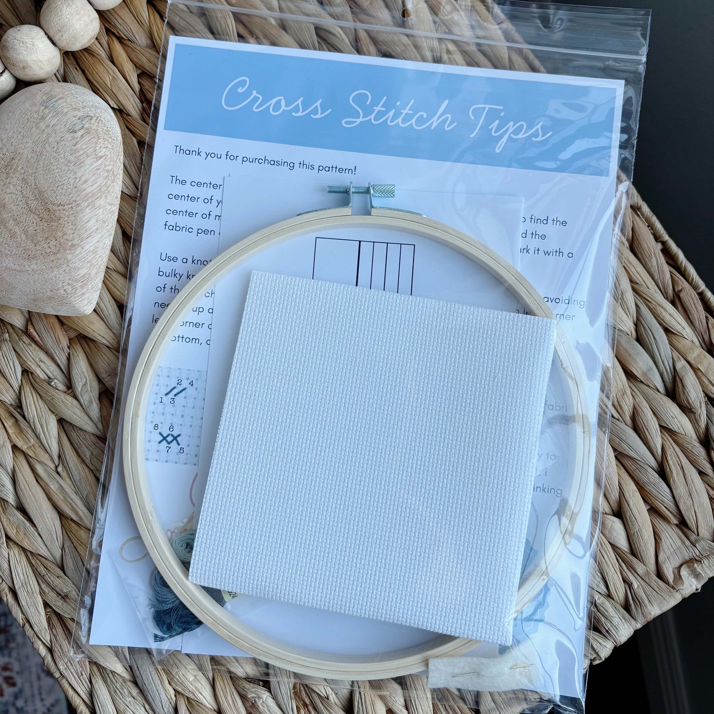 Cast All Your Anxiety Cross Stitch Kit