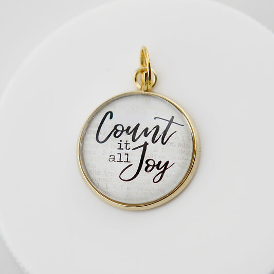 Count It All Joy Bubble Charm - Jennifer Dahl Designs