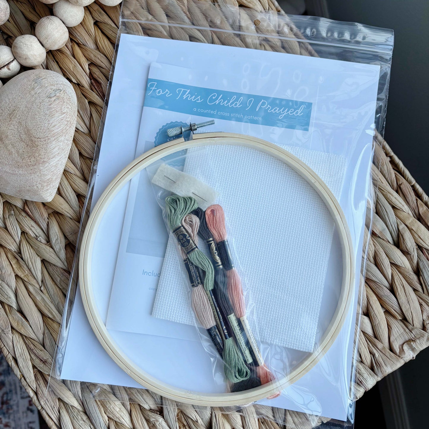 For This Child I Prayed Cross Stitch Kit