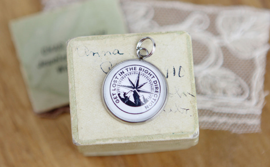 Get Lost In The Right Direction Bubble Charm