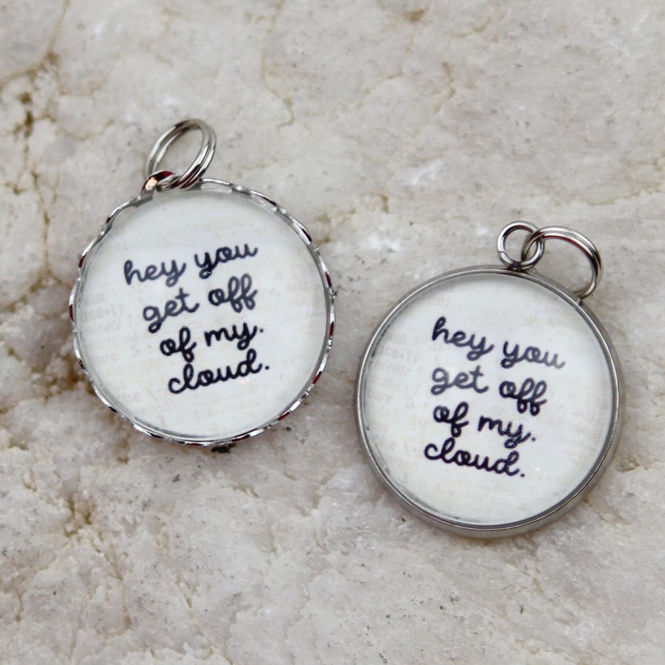Get Off Of My Cloud Bubble Charm