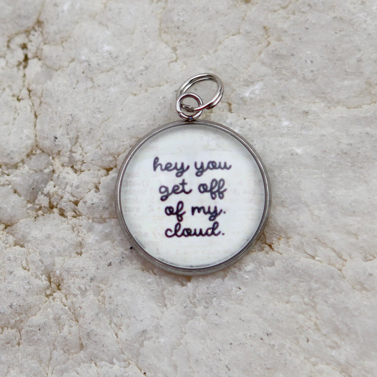 Get Off Of My Cloud Bubble Charm