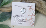 Hope Hand Stamped Scripture Necklace