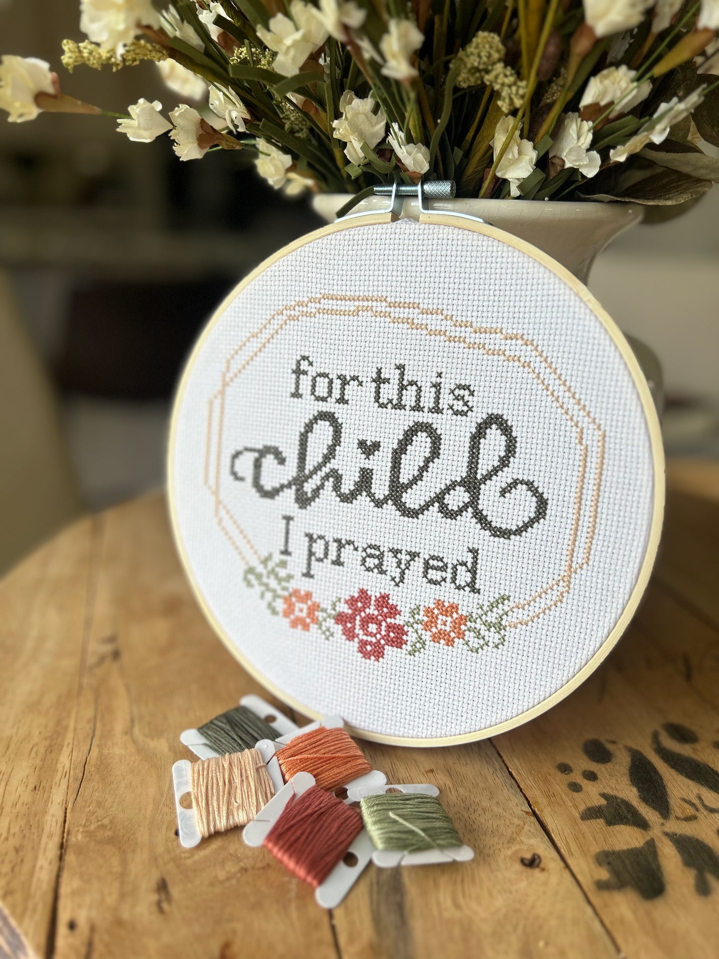 For This Child I Prayed Cross Stitch Kit