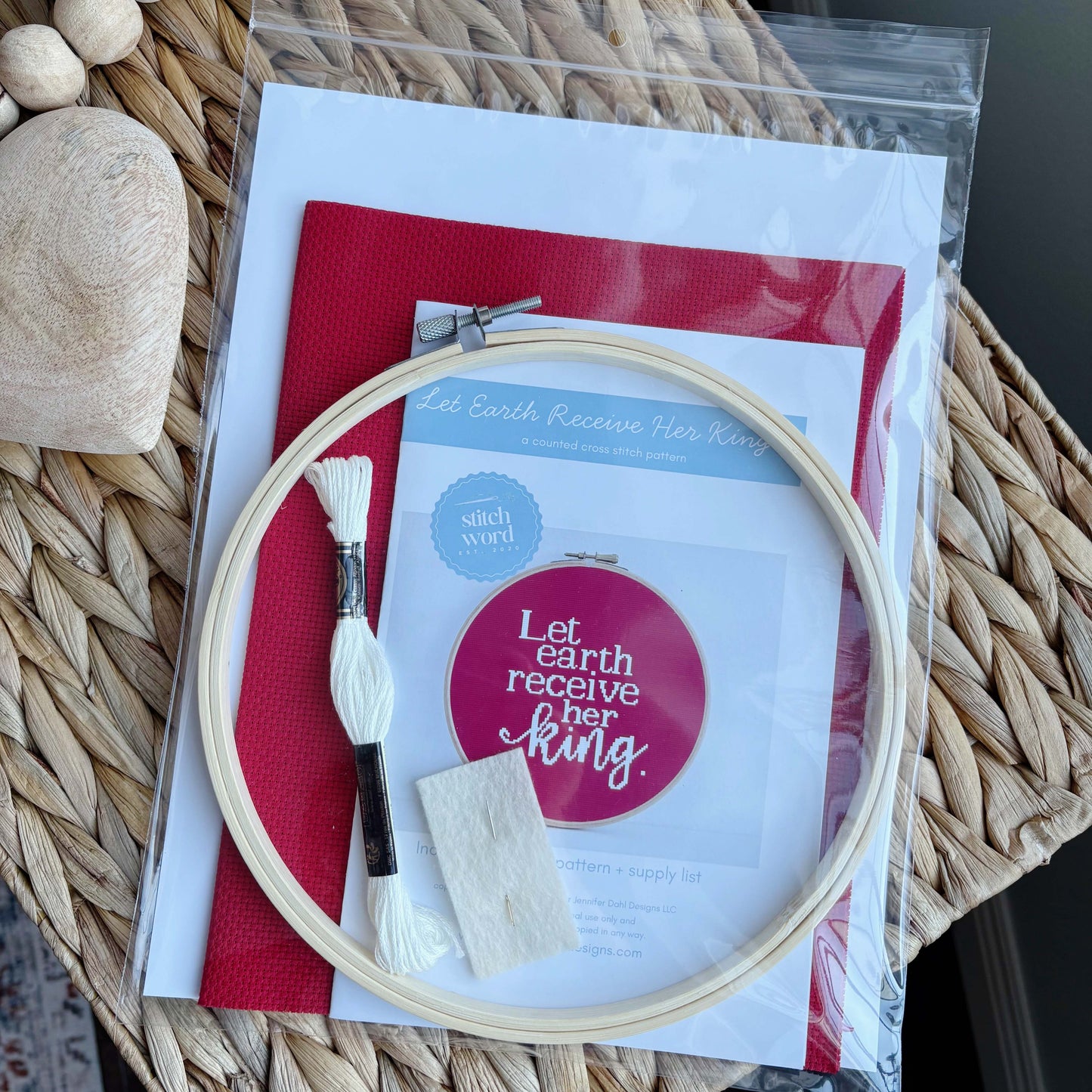 Let Earth Receive Her King Cross Stitch Kit