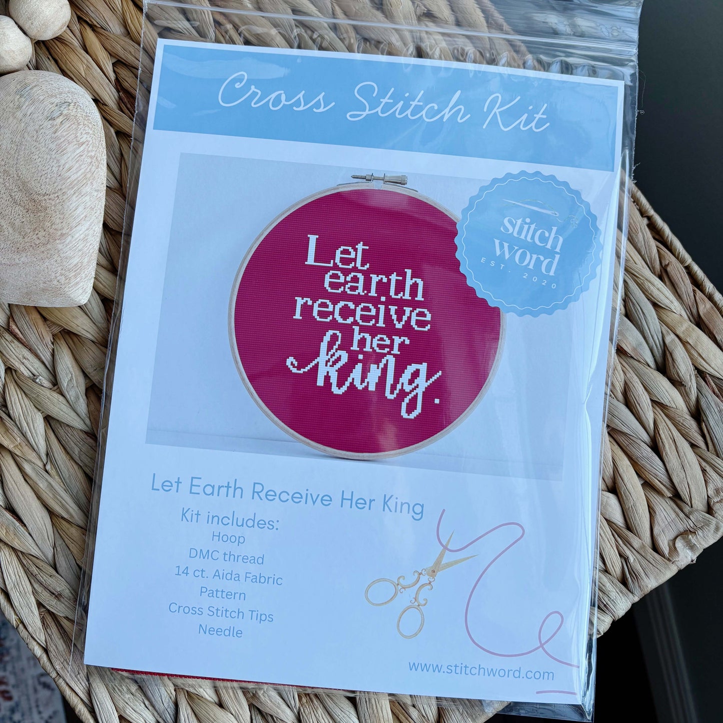 Let Earth Receive Her King Cross Stitch Kit