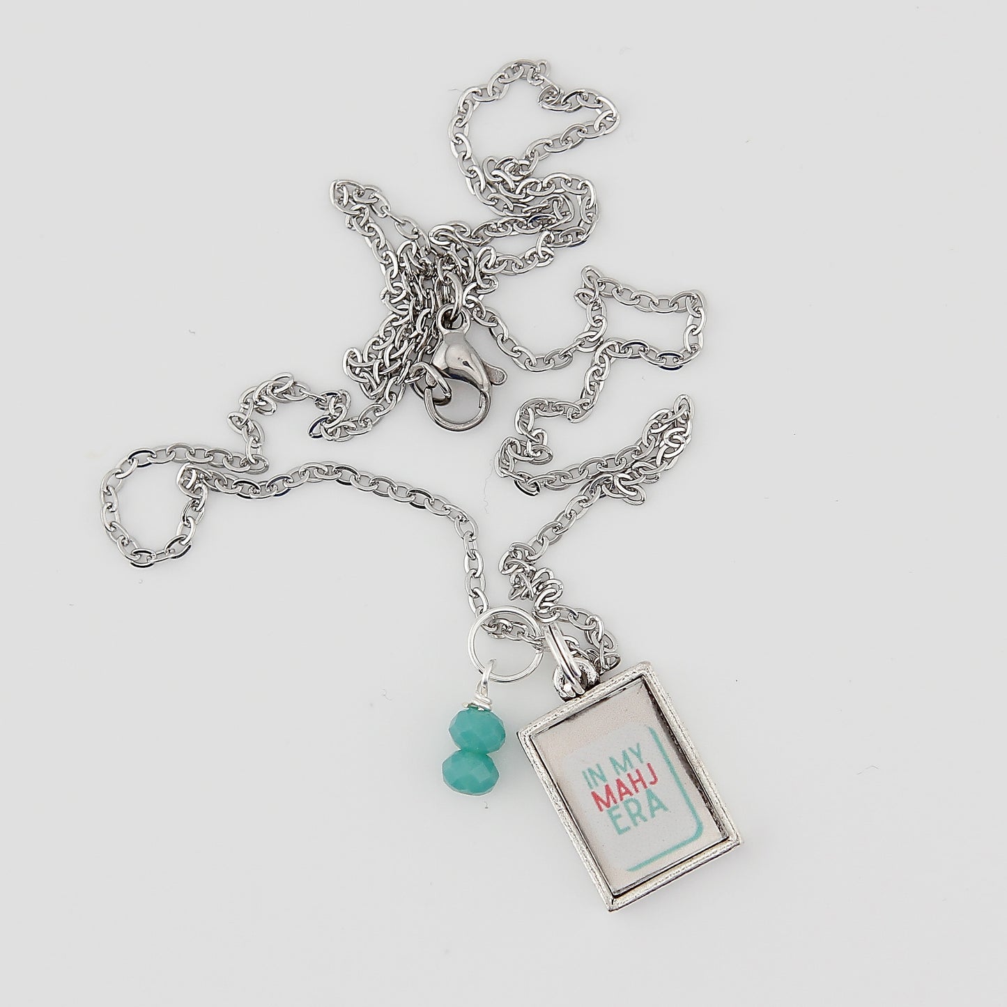 Mahjong In My Mahj Era Necklace - Gold or Silver - Jennifer Dahl Designs