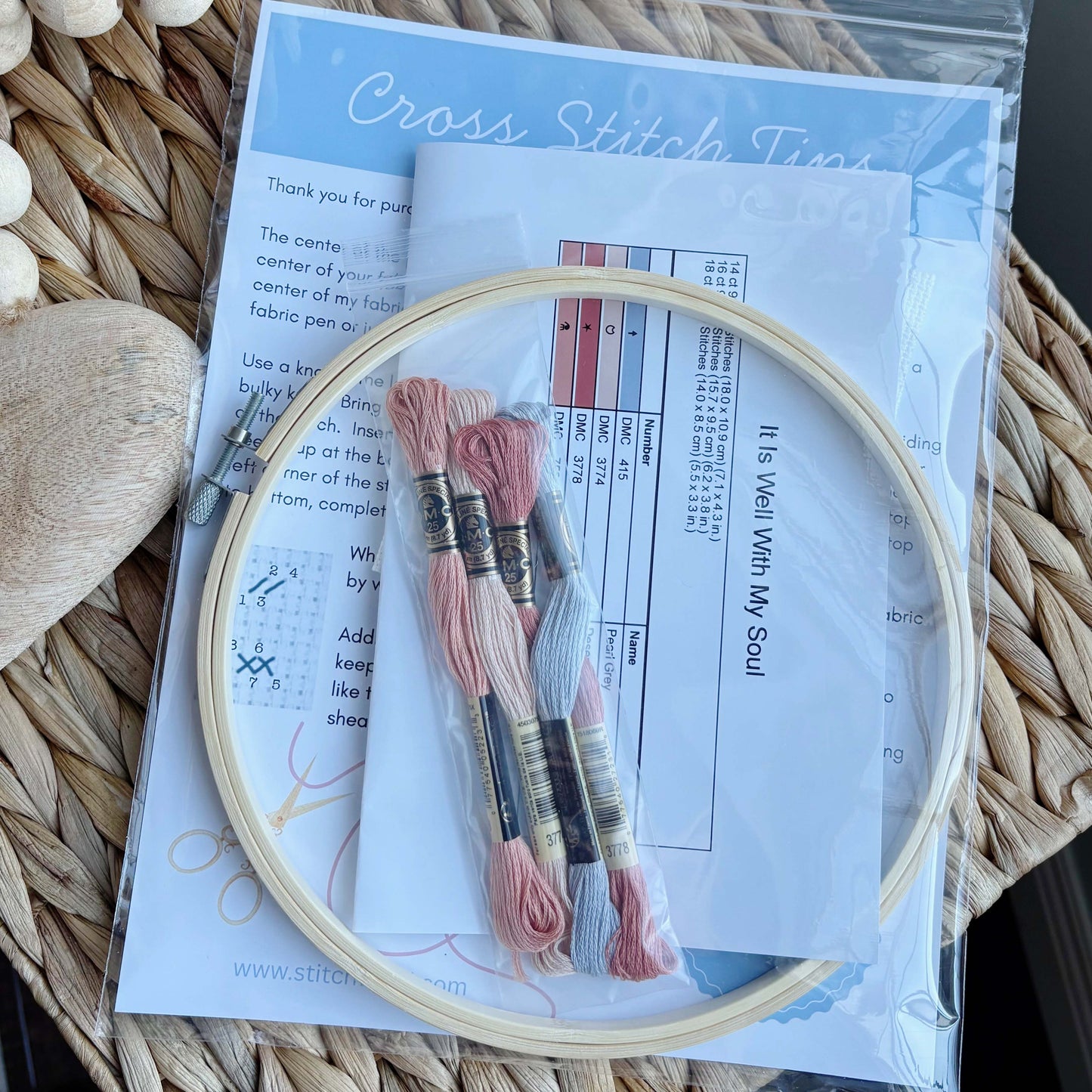 It Is Well With My Soul Cross Stitch Kit