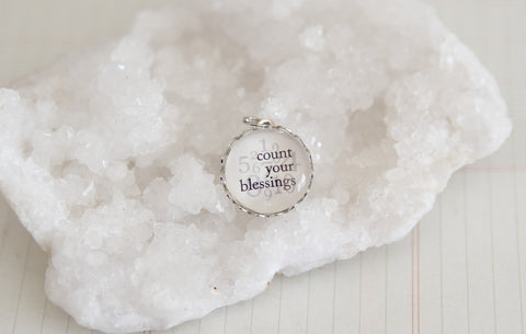 Count Your Blessings by Number Bubble Charm