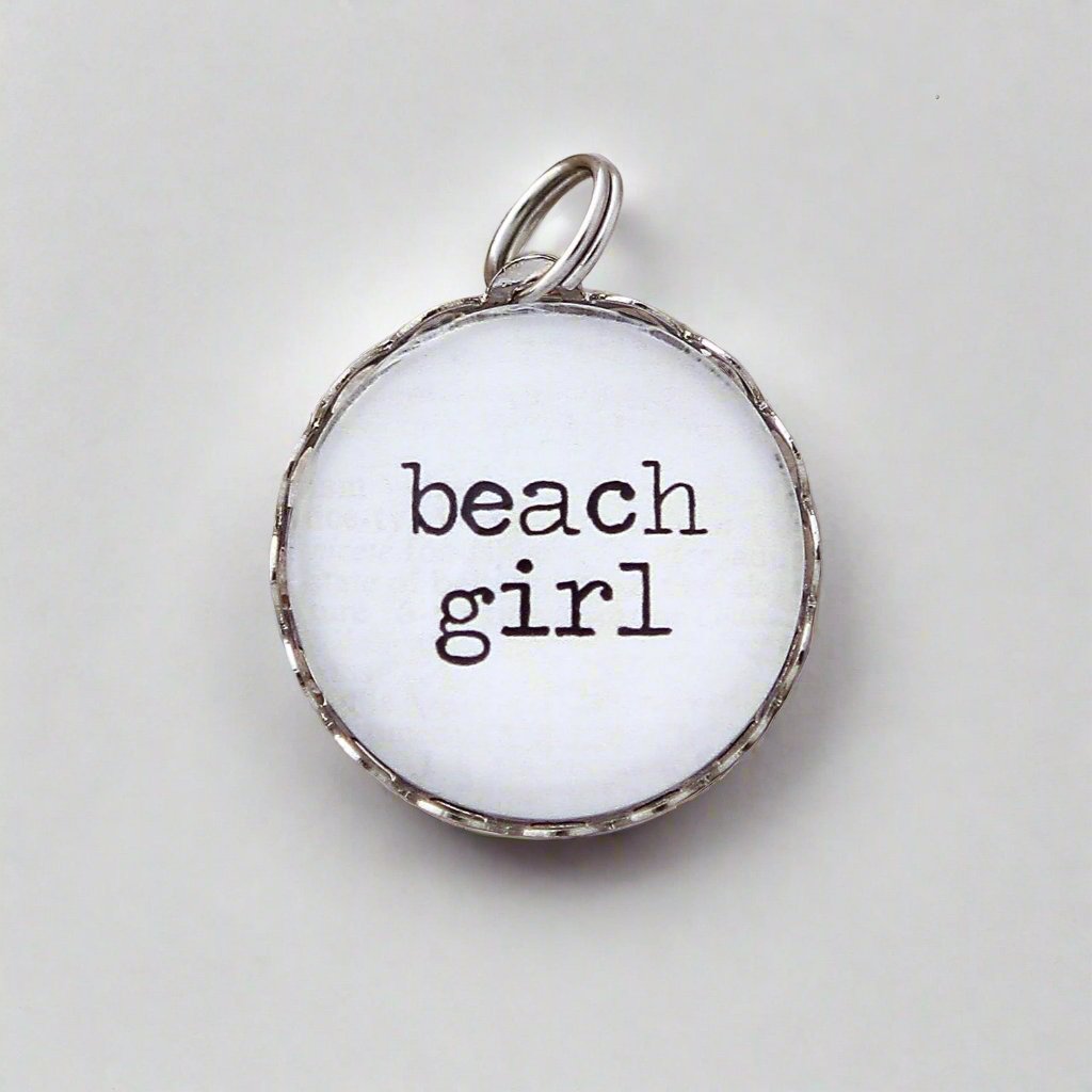 Beach Girl Bubble Charm - Jennifer Dahl Designs