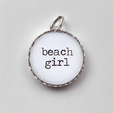 Beach Girl Bubble Charm
