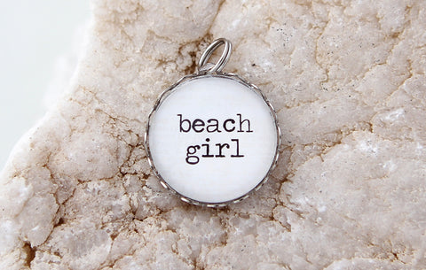 Beach Girl Bubble Charm