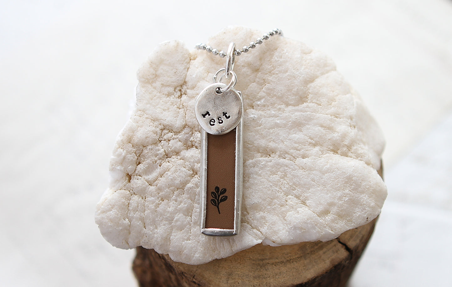 Bind My Wandering Heart To Thee Faith Hymn Charm Necklace