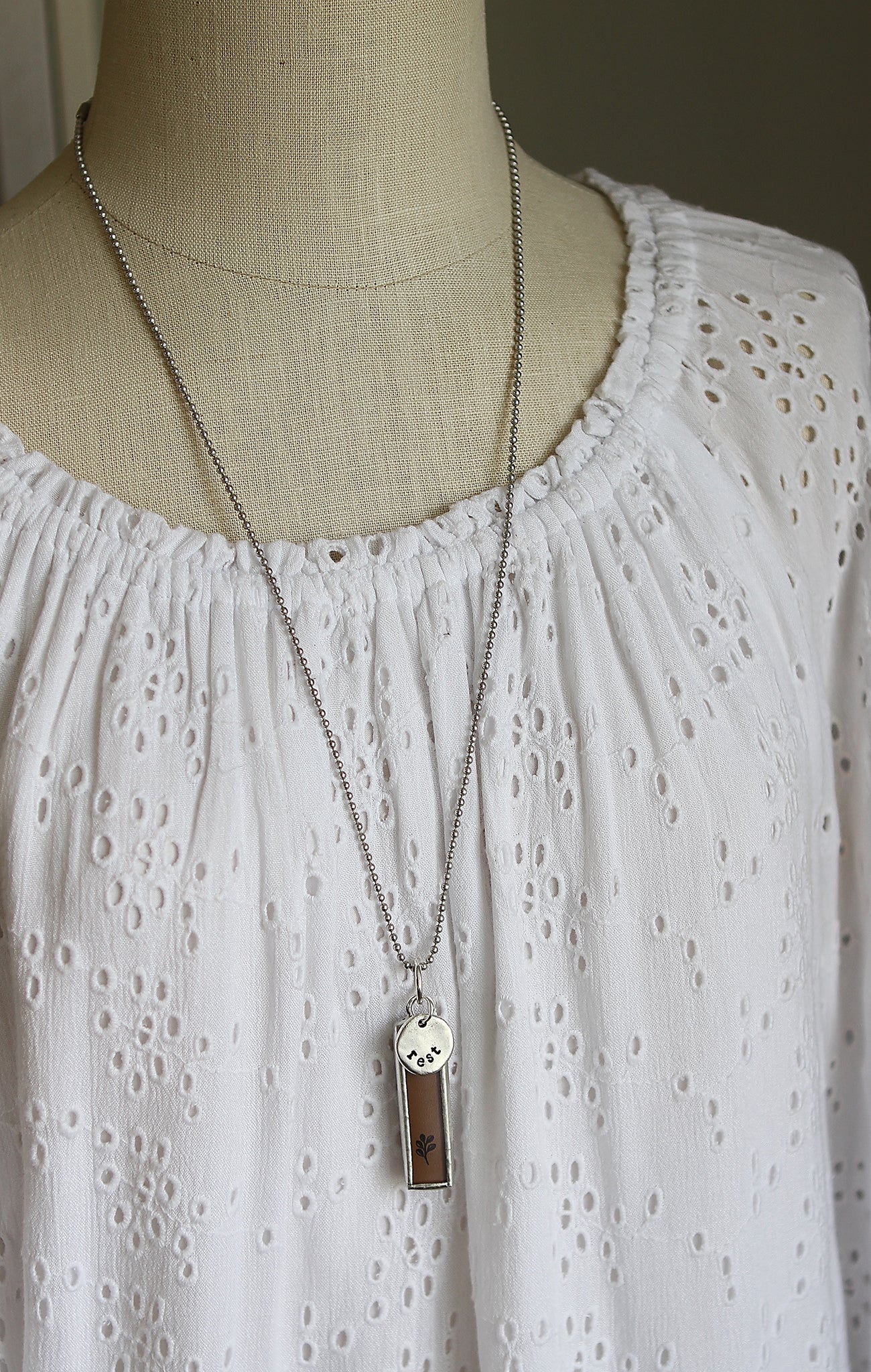 Bind My Wandering Heart To Thee Faith Hymn Charm Necklace