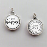 Choose Joy Double Bubble Charm