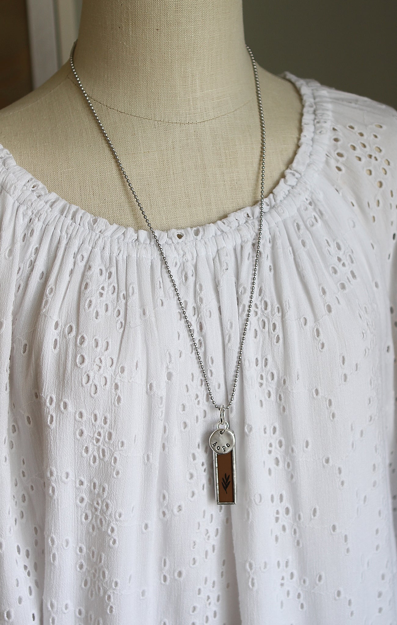Come Thou Fount Of Every Blessing Hymn Faith Charm Necklace