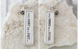 Every Saint Every Sinner Soldered Art Charm Necklace
