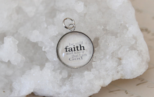 Faith Bubble Charm - Jennifer Dahl Designs