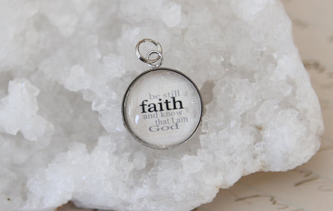 Faith Bubble Charm