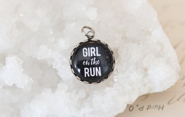Girl On The Run Bubble Charm - Jennifer Dahl Designs