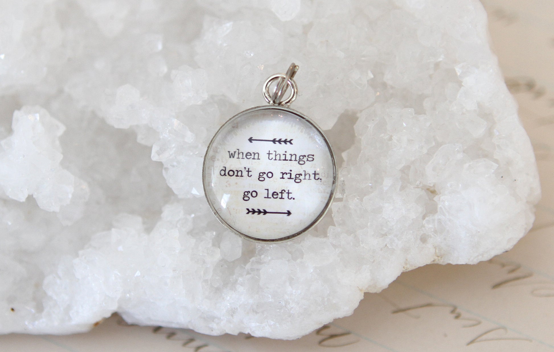 When Things Don't Go Right Bubble Charm - Jennifer Dahl Designs