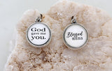 Blessed Mama Double Bubble Charm