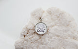 God Holds You In His Arms Bubble Charm - Jennifer Dahl Designs