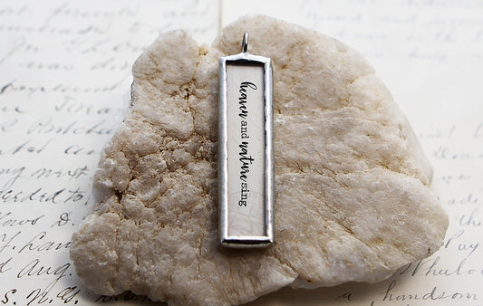 Heaven and Nature Long Soldered Art Charm Jewelry