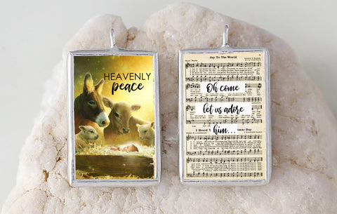 Heavenly Peace Soldered Art Charm Jewelry